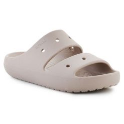 Klapki Crocs Classic Sandal V2 209403-214 beżowy. Brązowe klapki i japonki męskie . Za 271.50 zł.