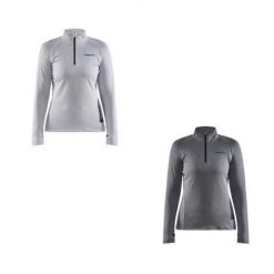 Koszulka damska Craft core trim thermal midlayer. Szare t-shirty damskie Craft, l, bez wzorów, bez kołnierzyka. W wyprzedaży za 229.50 zł.