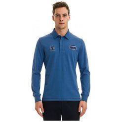 Galvanni koszulka polo męska Redcliffe M niebieski. Niebieskie koszulki polo męskie Galvanni, m, bez wzorów, z bawełny, bez ramiączek. W wyprzedaży za 299.00 zł.