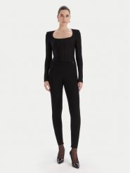 Marciano Guess Kombinezon 5BGD15 5036Z Czarny Slim Fit. Czarne kombinezony damskie Marciano Guess, z aplikacjami, z syntetyku, bez kołnierzyka, bez ramiączek. Za 1,439.00 zł.