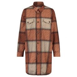 Damska kurtka przeciwdeszczowa rowerowa ocieplana zimowa Oversized. Brązowe kurtki damskie Agu, na zimę, l, bez kaptura. Za 521.30 zł.