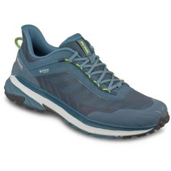 Buty sportowe męskie MEINDL Yampa GTX z membraną Gore-Tex. Niebieskie buty trekkingowe męskie MEINDL, z dzianiny, bez zapięcia, trekkingowe, gore-tex. Za 949.90 zł.