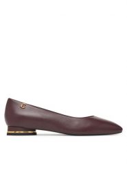 Coccinelle Baleriny C-Everyday Smo E4 U1L 19 01 01 Bordowy. Czerwone baleriny damskie Coccinelle, bez wzorów, ze skóry, bez obcasa. Za 899.99 zł.