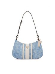 Guess Torebka Noelle II HWDL96 72180 Niebieski jasny. Niebieskie torebki klasyczne damskie Guess, z aplikacjami, z materiału, bez dodatków. Za 544.99 zł.