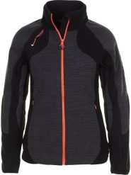 Peak Mountain Kurtka polarowa w kolorze antracytowym rozmiar: XL. Czarne kurtki damskie Peak Mountain, xl, bez wzorów, z polaru, bez kaptura. Za 187.52 zł.