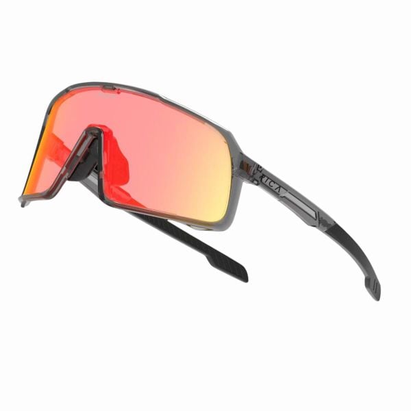 Okulary przeciwsłoneczne na rower TREZADO PICA OLOR fotochromowe czerwone. Czarne okulary przeciwsłoneczne damskie TREZADO, z mikrofibry. Za 399.00 zł.