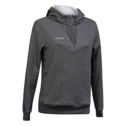 Bluza do hokeja na trawie FH500 damska. Szare bluzy bez kaptura damskie KOROK, m, z bawełny. Za 179.99 zł.