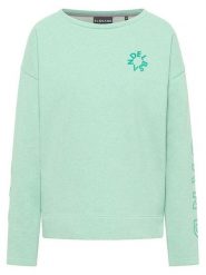 ELBSAND Bluza "Andra" w kolorze miętowym rozmiar: M. Zielone bluzy z nadrukiem damskie ELBSAND, m. Za 162.87 zł.