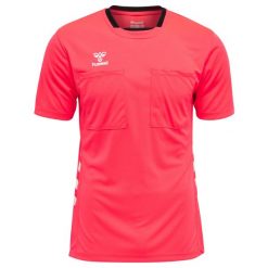 Koszulka Hummel hmlreferee chevron. Czerwone t-shirty sportowe męskie HUMMEL, m, bez ramiączek, do piłki nożnej. Za 191.00 zł.