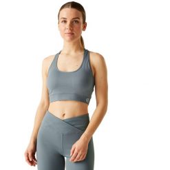 Damski Biustonosz Sportowy Dont Sweat It II. Białe biustonosze sportowe damskie Dare 2b, bez wzorów, z elastanu. Za 96.99 zł.