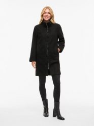 Vila Płaszcz przejściowy "Vijadas" w kolorze czarnym rozmiar: 34. Czarne płaszcze damskie Vila, bez wzorów. Za 161.34 zł.