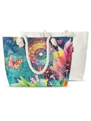Hip Torba plażowa "Parada" ze wzorem - 60 x 43 cm rozmiar: 43x60 cm. Torebki klasyczne damskie Hip, bez wzorów, z materiału, bez dodatków. Za 65.85 zł.