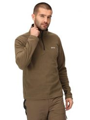 Regatta Bluza polarowa "Thompson" w kolorze khaki rozmiar: XL. Brązowe bluzy bez kaptura męskie Regatta, xl, z polaru. Za 56.79 zł.