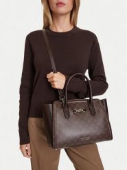 Nine West Torebka CEO- CRYSTAL NOTE-LDA9345A Brązowy. Brązowe torebki klasyczne damskie Nine West, bez wzorów, bez dodatków. Za 259.99 zł.
