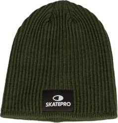 Odzież Beanies unisex SkatePro Long Skate Beanie Czapka - Army. Zielona czapki męskie SKATEPRO, bez wzorów. Za 32.99 zł.