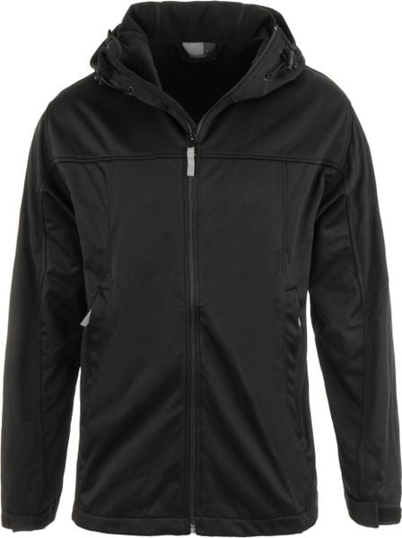 Damska kurtka softshell Promodoro z kapturem czarna 2XL. Czarne kurtki damskie Erima, na jesień, s, bez wzorów, z materiału, z kapturem. Za 233.99 zł.