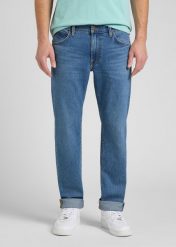 LEE DAREN ZIP FLY MĘSKIE SPODNIE JEANSOWE LT USED ALTON L707OWTM 112145466. Spodnie materiałowe męskie Lee, bez wzorów, z jeansu. Za 219.99 zł.