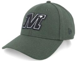 McLaren Unisex Puff Patch 9FORTY Czapka Khaki Oliwkowa. Zielone czapki męskie Coqui, bez wzorów, z materiału. Za 185.99 zł.
