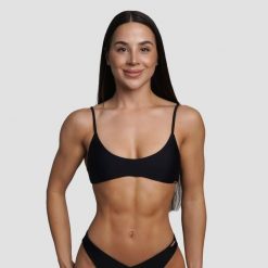 Góra od bikini damska pływanie z ramiączkami czarna HAWAII. Czarne bikini damskie GYMBEAM, bez wzorów. Za 109.90 zł.