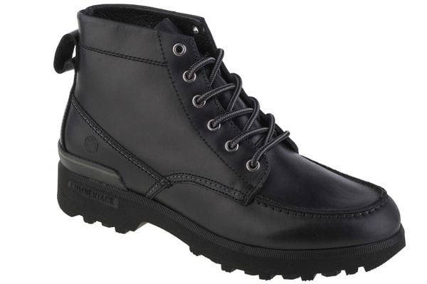 Buty do chodzenia zimowe męskie, Lumberjack Joel. Czarne buty trekkingowe męskie Lumberjack, na zimę, z materiału, bez zapięcia, trekkingowe. Za 299.99 zł.