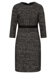 More & More Sukienka w kolorze czarnym rozmiar: 36. Czarne sukienki damskie MORE & MORE, bez wzorów, bez kołnierzyka, bez ramiączek, midi. Za 177.45 zł.