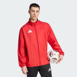 Kurtka Entrada26 Multi. Białe kurtki treningowe męskie Adidas, l, bez wzorów, z materiału, na fitness i siłownię. Za 121.99 zł.