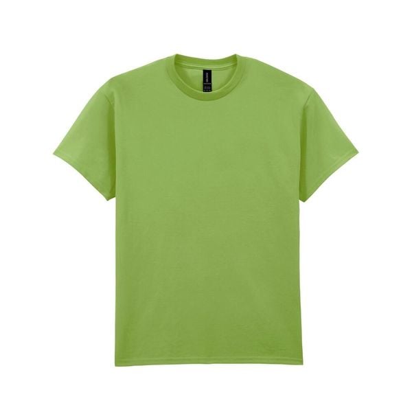 Ultra Bawełniana Koszulka Unisex Dla Dorosłych. Zielone bluzki damskie Gildan, s, bez wzorów, z bawełny, bez kołnierzyka. Za 49.99 zł.