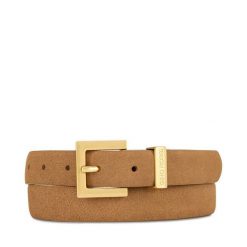 Pasek Damski GINO ROSSI. Brązowe paski damskie Gino Rossi, bez wzorów. Za 129.99 zł.