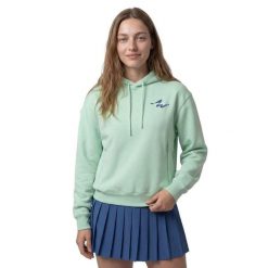 Damska bluza tenisowa z kapturem Siroko Newport-W Light Green. Zielone bluzy z kapturem damskie SIROKO, xl, z materiału. Za 169.00 zł.
