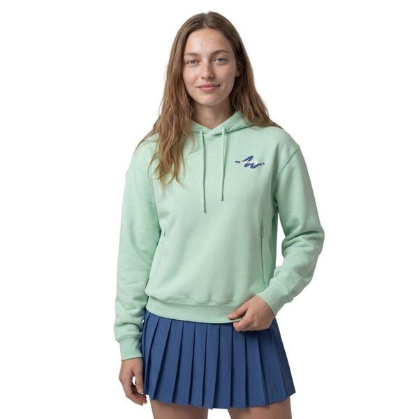 Damska bluza tenisowa z kapturem Siroko Newport-W Light Green. Zielone bluzy z kapturem damskie SIROKO, xl, z materiału. Za 136.80 zł.