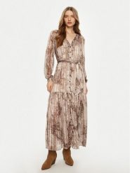 Guess Sukienka codzienna W5RK77 WGWV2 Niebieski Regular Fit. Niebieskie sukienki damskie Guess, na co dzień, xs, z aplikacjami, z syntetyku, bez kołnierzyka, bez ramiączek, proste. Za 499.99 zł.