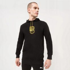BLUZA MĘSKA SPORTOWA Z KAPTUREM PUMA GRAPHIC HOODIE KOLOR CZARNY. Czarne bluzy sportowe męskie Puma, bez wzorów, z bawełny, klasyczne, bez kołnierzyka, bez ramiączek. Za 322.01 zł.
