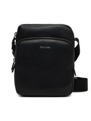 Calvin Klein Saszetka Raised Pocket Reporter LV04D3317G Czarny. Czarne saszetki męskie CALVIN KLEIN, ze skóry. Za 409.99 zł.