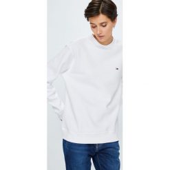 Tommy Jeans - Bluza. Niebieskie bluzy bez kaptura damskie Tommy Jeans, m, z bawełny. W wyprzedaży za 199.90 zł.