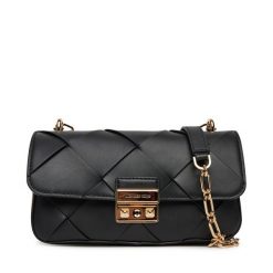 Torebka MICHAEL Michael Kors. Czarne torebki klasyczne damskie MICHAEL Michael Kors, bez wzorów, wizytowe, bez kołnierzyka, bez ramiączek. Za 919.99 zł.