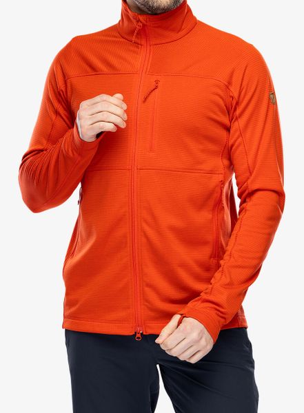 Bluza rozpinana męska Fjallraven Abisko Lite Fleece Jacket. Brązowe bluzy bez kaptura męskie Fjällräven, m, z poliesteru. Za 646.50 zł.