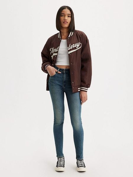 Levi´s Dżinsy - Skinny fit - w kolorze niebieskim rozmiar: W30/L30. Niebieskie jeansy damskie z podwyższonym stanem. Za 262.91 zł.
