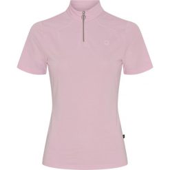 Damska koszulka do jazdy konnej Equipage Hasty. Czerwone t-shirty damskie EQUIPAGE, bez wzorów, bez kołnierzyka. Za 237.50 zł.