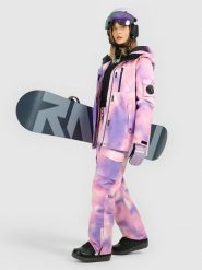 4F Spodnie snowboardowe membrana 15000 damskie - multikolor XS. Brązowe spodnie materiałowe damskie 4f, bez wzorów, z materiału. Za 599.99 zł.