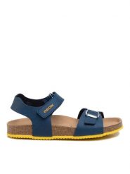 Geox Sandały J Ghita B. B J028LB 000BC C4005 D Niebieski. Niebieskie sandały chłopięce Geox, ze skóry, bez zapięcia. Za 229.99 zł.