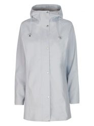 Ilse Jacobsen Płaszcz przeciwdeszczowy w kolorze jasnoszarym rozmiar: 42. Szare płaszcze damskie Ilse Jacobsen, bez wzorów, sportowe. Za 173.99 zł.