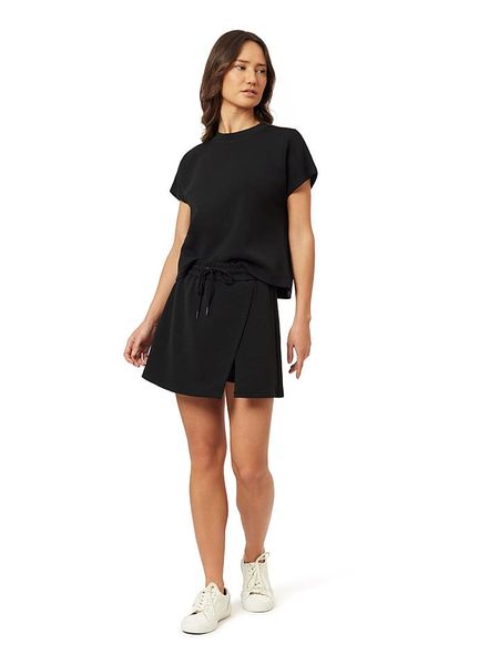 Scotch & Soda Koszulka w kolorze czarnym rozmiar: L. Czarne bluzki damskie Scotch & Soda, l, bez wzorów, bez kołnierzyka, bez ramiączek. Za 131.43 zł.