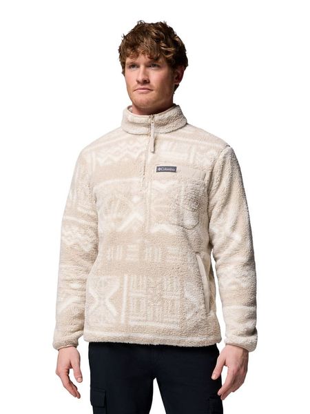 Columbia Bluza polarowa "Rugged Ridge" w kolorze beżowym rozmiar: XXL. Brązowe bluzy bez kaptura męskie Columbia, xxl, z polaru. Za 194.95 zł.