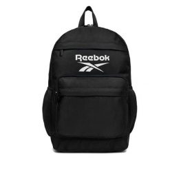 Plecak Reebok. Czarne plecaki damskie Reebok, bez wzorów. Za 99.99 zł.