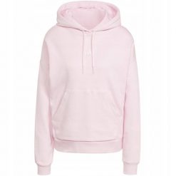 Bluza Damska adidas z Kapturem Krótka Bawełniana Sportowa Hoodie roz. XXL. Czerwone bluzy sportowe damskie Adidas, l, bez wzorów, z bawełny, bez ramiączek, krótkie, z kapturem. Za 174.00 zł.