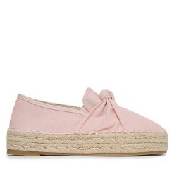 Espadryle Jenny Fairy. Czerwone espadryle damskie Jenny Fairy, bez wzorów, bez obcasa. Za 99.99 zł.