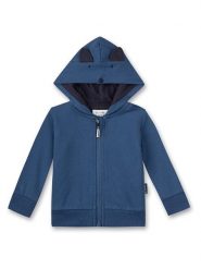 Sanetta Kidswear Bluza w kolorze niebieskim rozmiar: 62. Niebieskie bluzy i bluzki niemowlęce Sanetta Kidswear, z aplikacjami, z jeansu, bez ramiączek, bez kaptura. Za 52.99 zł.