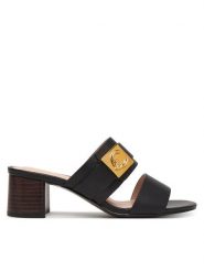 Coccinelle Klapki C-Me Lock E4 U7Q 17 02 01 Czarny. Czarne klapki damskie Coccinelle, bez wzorów, ze skóry, bez obcasa. Za 949.99 zł.