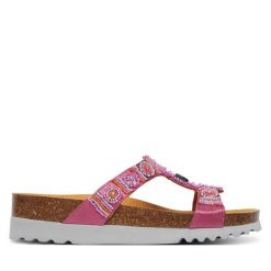 Klapki Scholl. Czerwone klapki damskie Scholl, bez wzorów, bez obcasa. Za 319.99 zł.