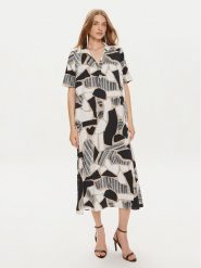 Joseph Ribkoff Sukienka letnia 242227 Kolorowy Relaxed Fit. Sukienki damskie Joseph Ribkoff, na lato, bez wzorów, z syntetyku, bez kołnierzyka, bez ramiączek. Za 729.99 zł.